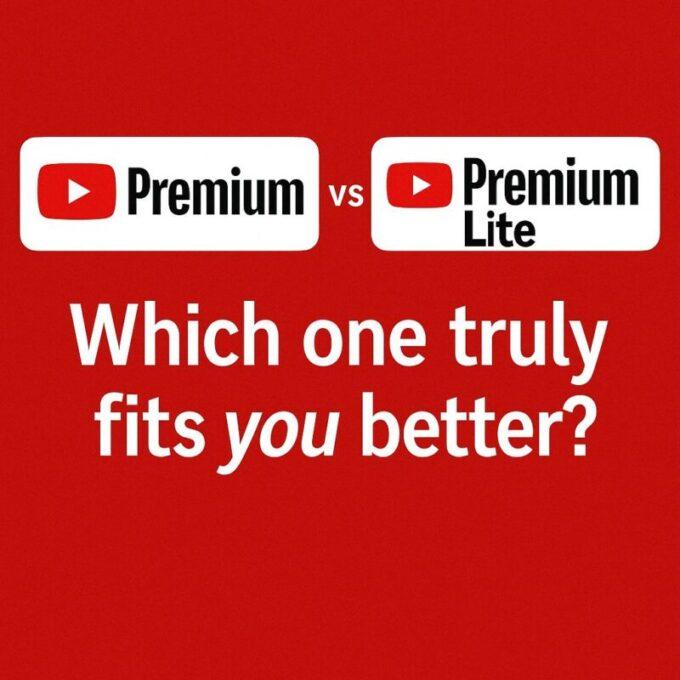 YouTube Premium vs Premium Lite